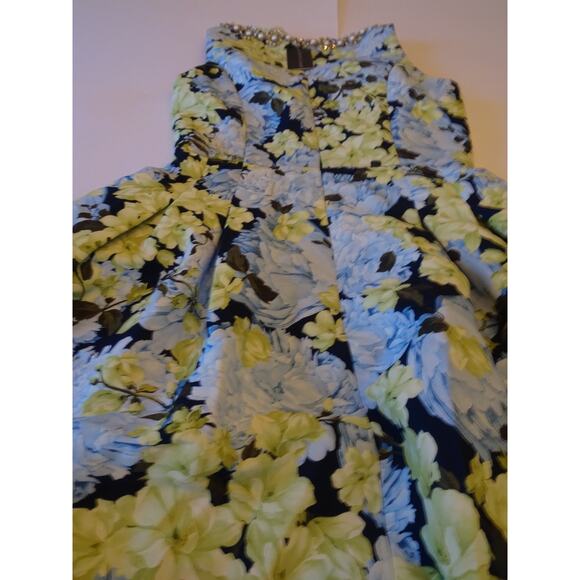 Sachin & Babi Millie Pearl Garden Club Floral Print V Neck Midi Dress NWT 850 S - Picture 12 of 12